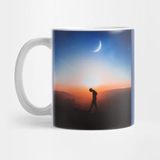 Moon and sun Mug